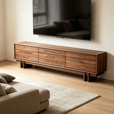 Luxury Minimalist Wood TV Stand
