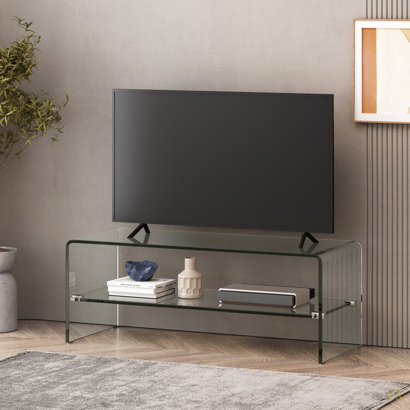 Meuble télé, meuble multimédia, tiroir de rangement, Mid-Century, moderne