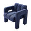 Chaise d'appoint pratique et large rembourrée-1672973468