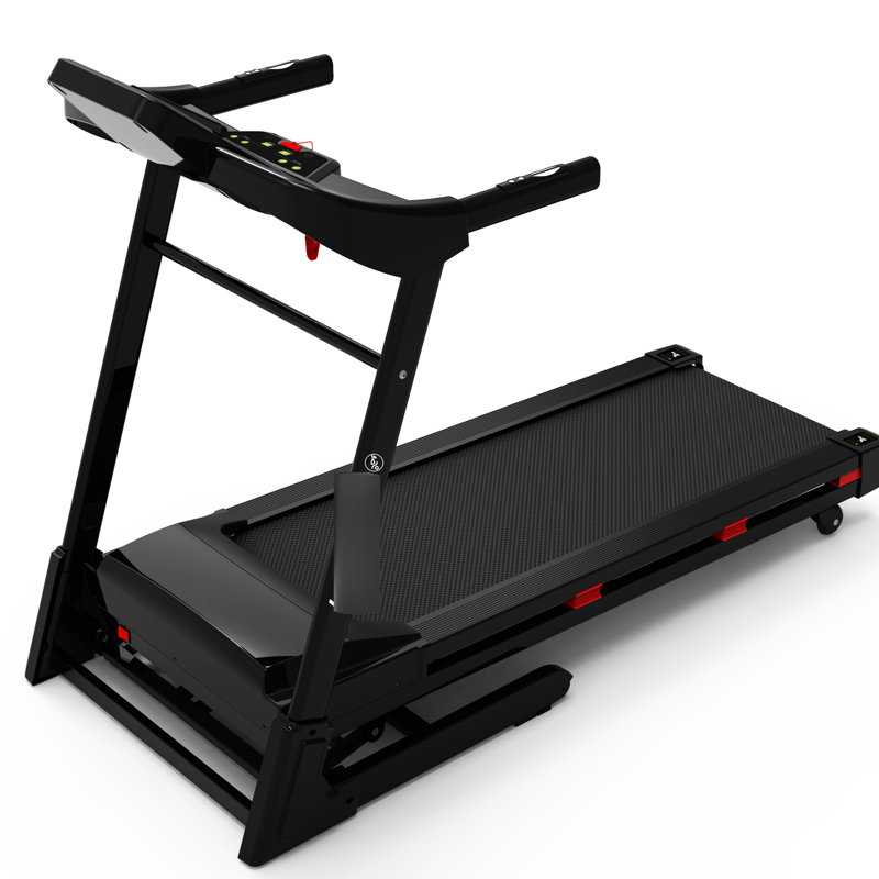 Tapis roulant de 3,5 ch à usage domestique - Pliable, inclinaison automatique, ceinture absorbant les chocs, modes d'entraînement, gymnase électrique de présentation de 3,5 ch, haut-parleur, plan,