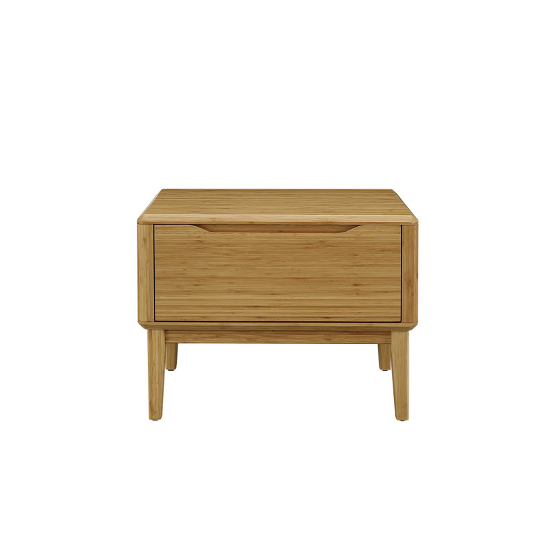Gianella 24'' W Solid Wood Nightstand, Caramelized