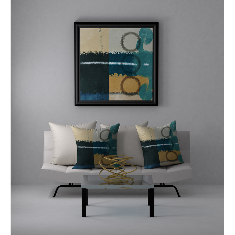 Coussin décoratif carré totalement dynamique, 24 po x 24 po
