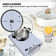 11" Portable One-Burner Induction Cooktop LIGHT AlumInum Handle 110V
