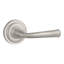 Federal Passage Door Lever with Traditional Round Rose-22084117-22084103
