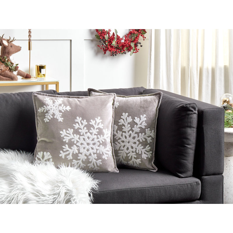 MURRAYA Square Cushion, Grey