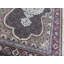 Tapis noir noué à la main de conception unique 4 pi 9 po x 7 pi 1 po Harrogate