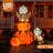 6 FT Thanksgiving Inflatable Stacking Pumpkin Turkey with Built-in LEDs