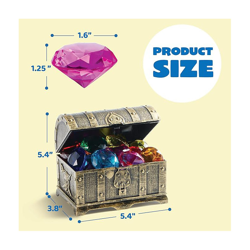 16Pcs Underwater Gem Pool Toys & Inflatables