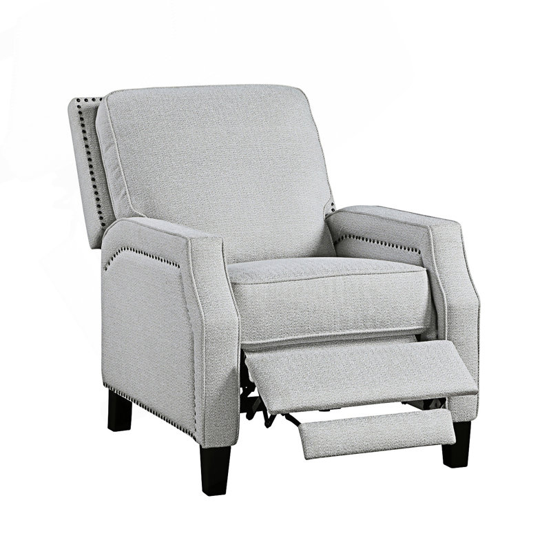 Transitional Style Push Back Reclining Chair