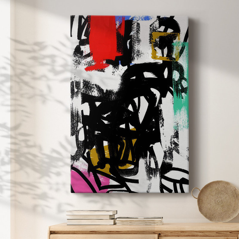 Letra II Framed On Canvas Print