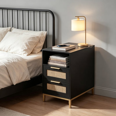 35 cm W Bedside Table