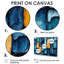 «Geometric Pulse», art optique - art mural d'art - ensemble de 3-918085432-918085430-918085429