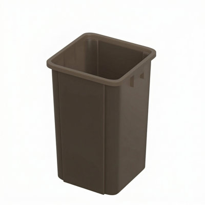 Poubelle en plastique 19 pouces avec conduit d'aération