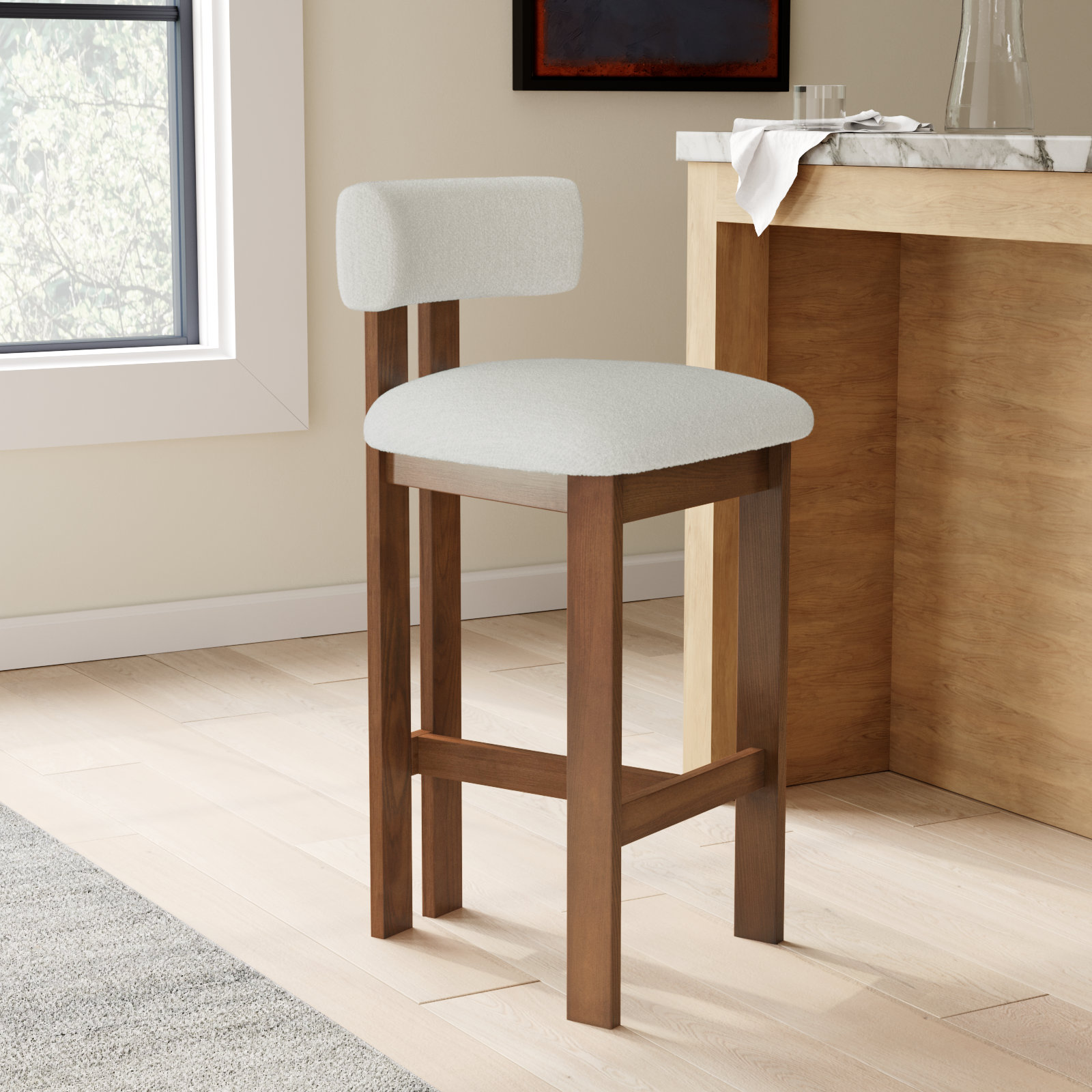 Delway Bar and Counter Stool, 29.9