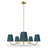 Corda Wrought Iron 5-Light Chandelier-971831245-957192710