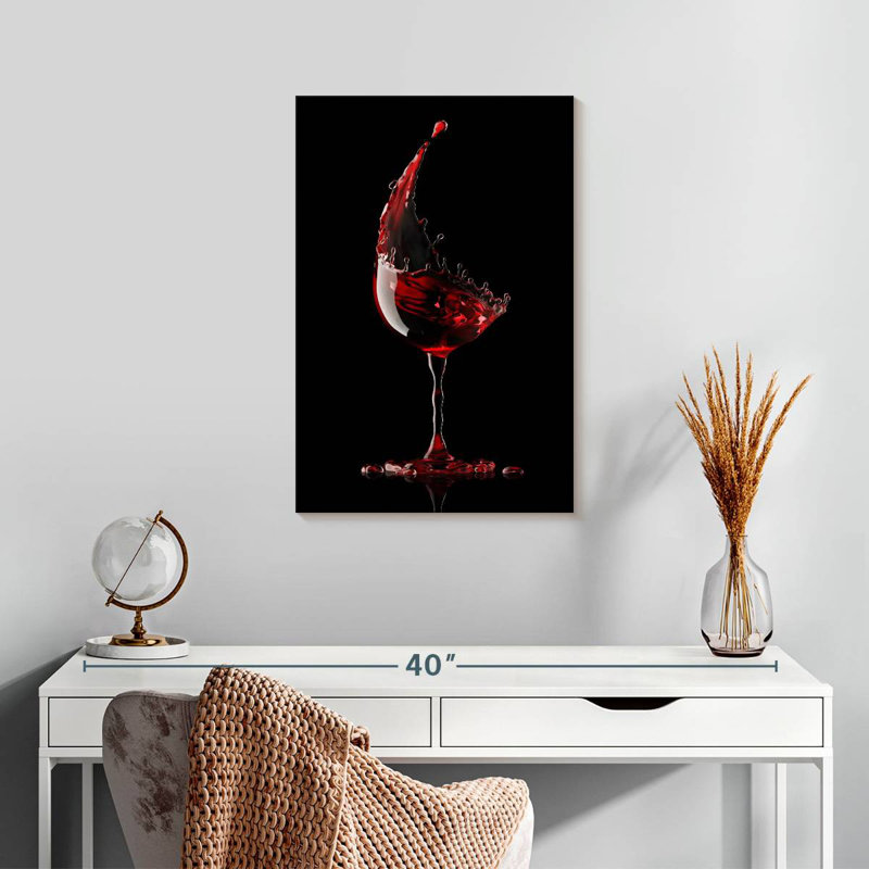 Yarlin Red Wine Glass, 24" H x 16" W