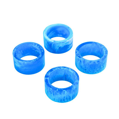 Lucente Tortoise Shell Napkin Ring Set