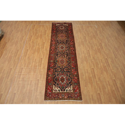 Luxurious Handmade Traditional Runner Rug 4x15