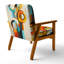 Chaise rembourrée Abstract Modern Shapes-1262205814