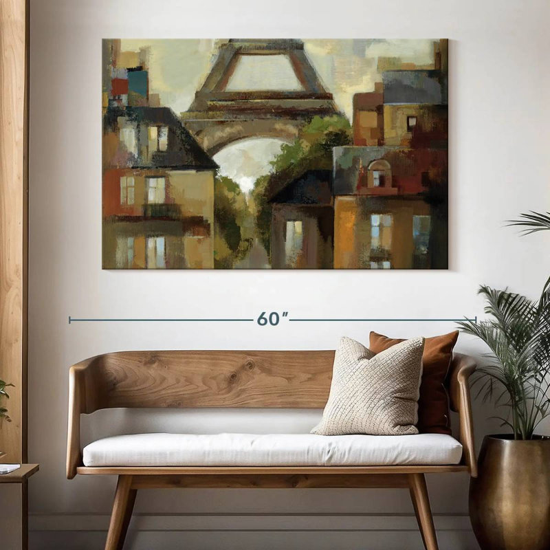 Ravi Paris fin de l'été I, H 34 po x l 51 po
