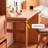 Brown Rectangular Solid Wood desk-87130148