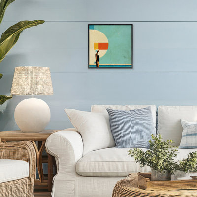 Giclée à cadre géométrique de style Mid-Century par Layla Oz