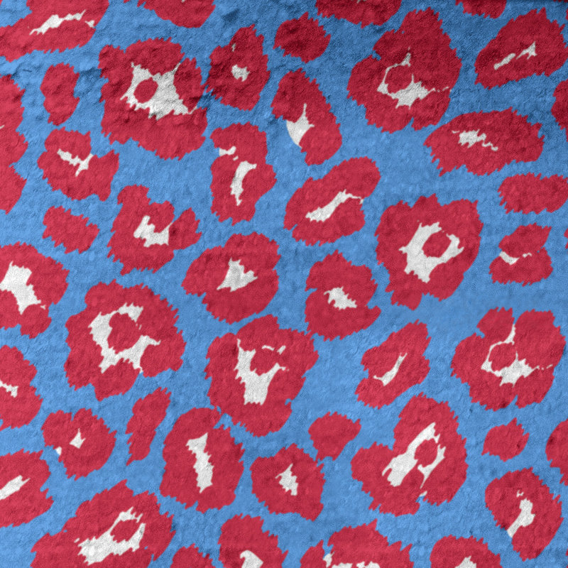Serviette de plage Holderness, Microfibre, Bleu clair / blanc / rouge