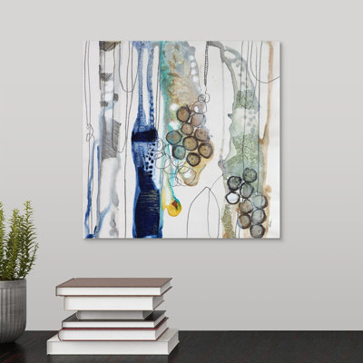« botanique contour xiv », peinture sur toile