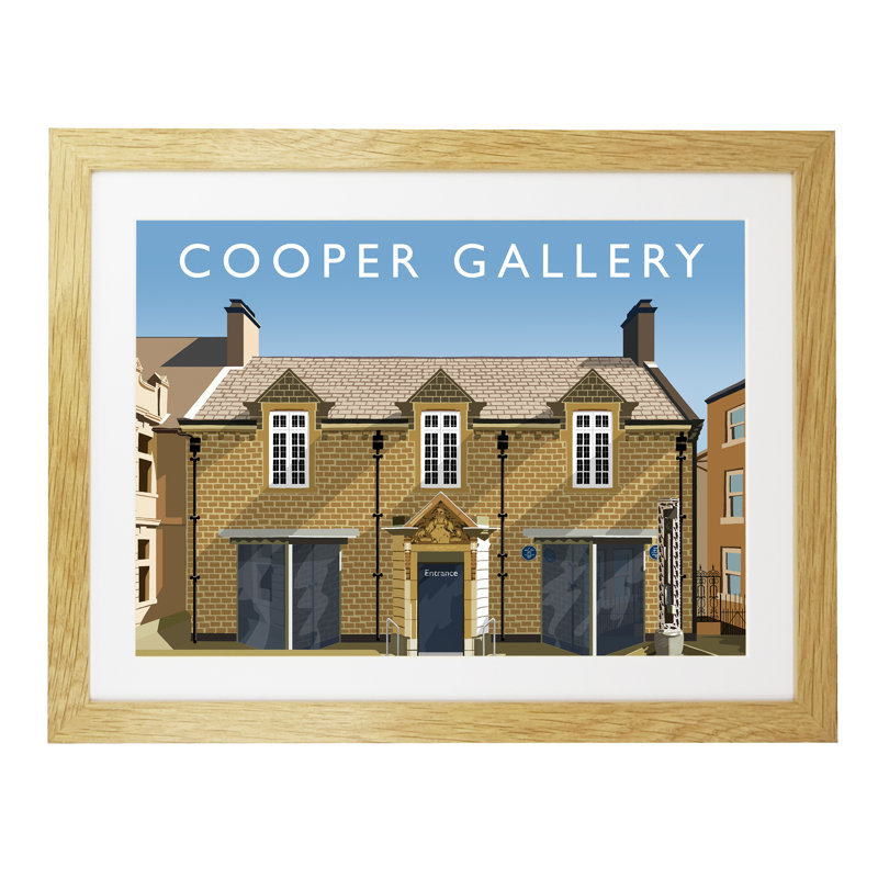 Cooper Gallery - Print, Oak Framed, 40cm H x 50cm W x 3cm D