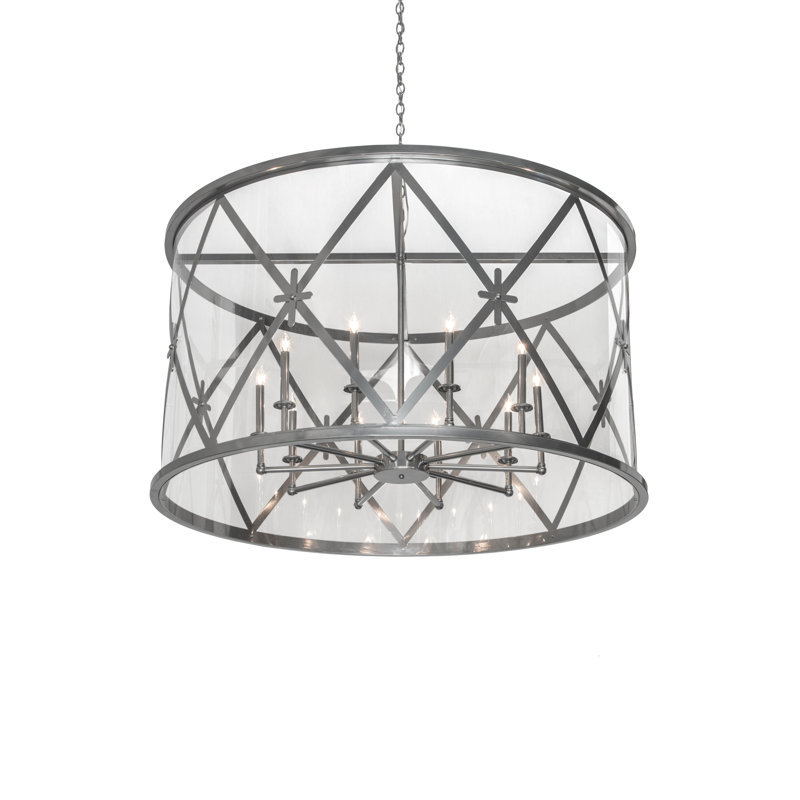 Lustre cylindrique unique à 10 lumières Erisnor