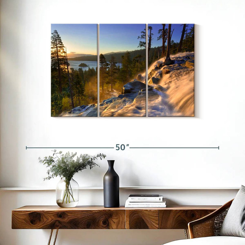 Alvord Lower Eagle Waterfall, 24" H x 38" W