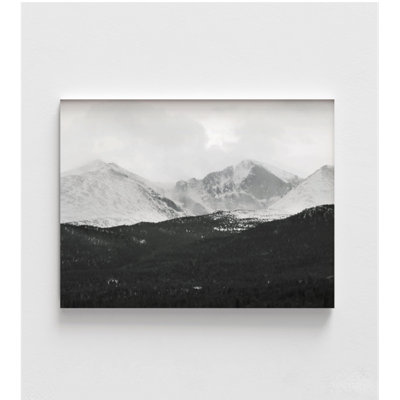 Estes Park Mountains By Lori Deiter, Snowy Mountain Artwork, Peak Picture Decor, Rustic Artwork Decor