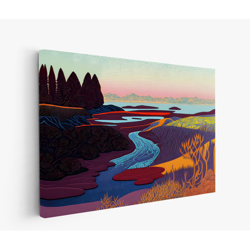 Modern Earth 211, 20" H x 30" W