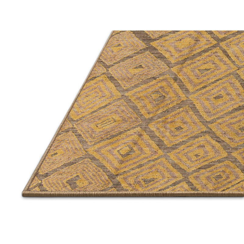 Abstract Indoor Rug, Rectangle 7' x 10'