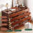 Light-coffee Solid + Manufactured Wood Accent Cabinet