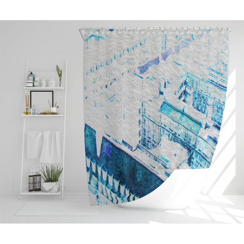 Dimitt Polyester Shower Curtain Set
