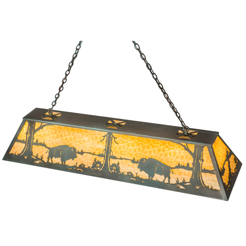Wymore 9 - Light Antique Copper Pool Table Lights Pendant
