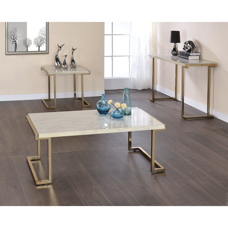Ensemble de tables basses 3 pièces Brasen