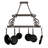 Neo Metal Handcrafted Oval Hanging Pot Rack