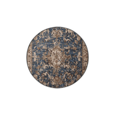 Machine Washable Purple Area Rug