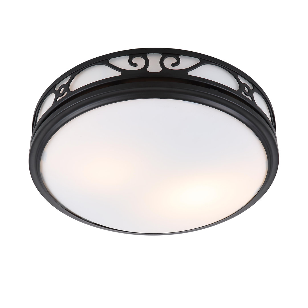 Good Housekeeping's Roman Decorative 110 CFM 3.0 Sones Bathroom Ventilation Exhaust Fan with Light & Night-Light Good Housekeeping 