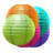 Round Paper Lanterns - 5 Count-60271044