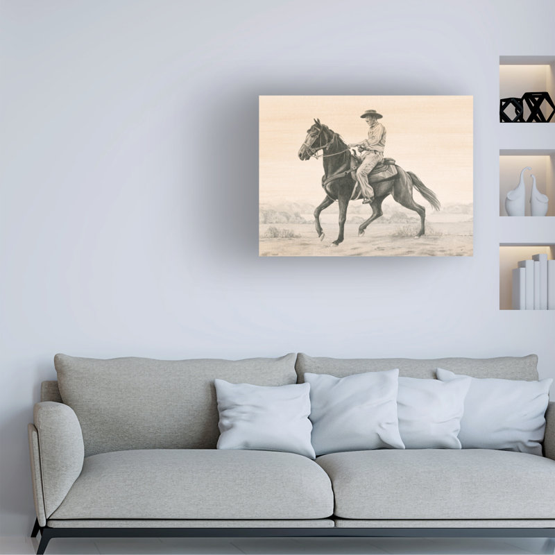 Bolognaise "Desert Ranger II" sur toile, H 24 po x l 32 po