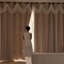 Rideaux obscurcissant à double couche Water Sheer avec dentelle transparente pour chambre à coucher et salon-856733492-856733493