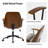Oswina 37.75" H Polyester Office Chair-1853128024
