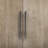 Sideboard With 2 Metal Handles, 2 Doors And Wood Grain Design-1778263537