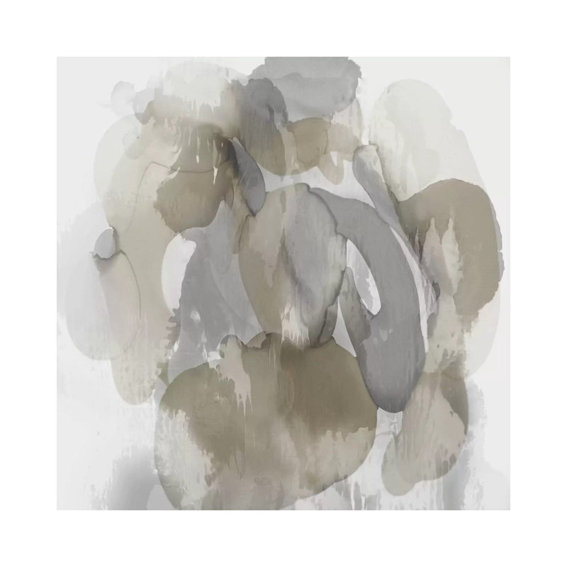 Neutral Flow I by Kristina Jett - Wrapped Canvas Gallery-Wrapped Canvas Giclée, 93.98 cm H x 93.98 cm W x 3.175 cm D