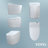 TOTO® WASHLET® G450 1.0 or 0.8 GPF Smart Toilet with Integrated Bidet Seat and CEFIONTECT®, Cotton White