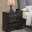 Table de chevet 2 tiroirs 1pc