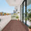 Carreaux de terrasse en plastique emboîtables, 44 paquets de tuiles de terrasse-132285260